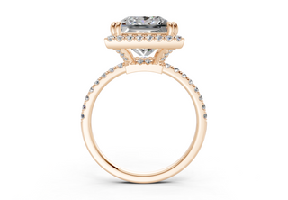 Aloria Pave 1.8mm Enagaement Ring