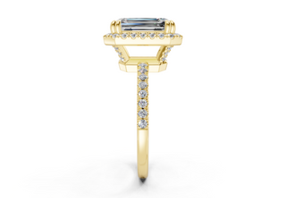 Aloria Pave 1.8mm Enagaement Ring