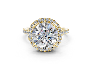 Aloria Pave 1.8mm Enagaement Ring