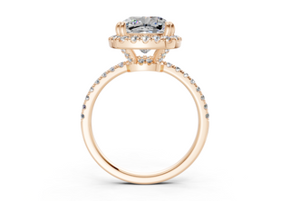 Aloria Pave 1.8mm Enagaement Ring
