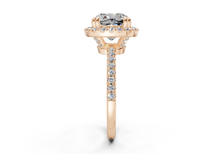 Aloria Pave 1.8mm Enagaement Ring