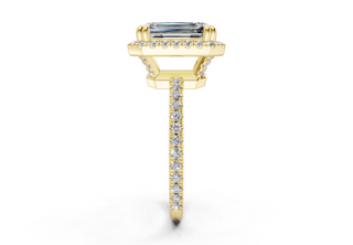 Rose Pave 1.8mm Enagaement Ring