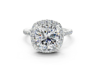 Rose Pave 1.8mm Enagaement Ring