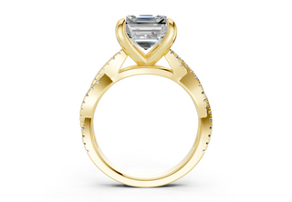 Zanira Pave 2.3mm Enagaement Ring