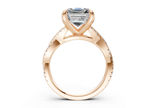 Zanira Pave 2.3mm Enagaement Ring