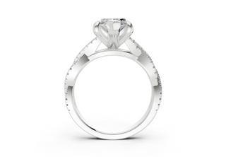 Zanira Pave 2.3mm Enagaement Ring