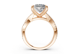 Zanira Pave 2.3mm Enagaement Ring