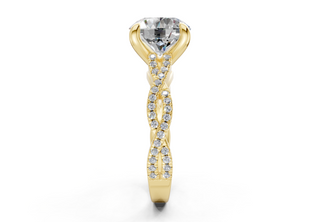 Zanira Pave 2.3mm Enagaement Ring