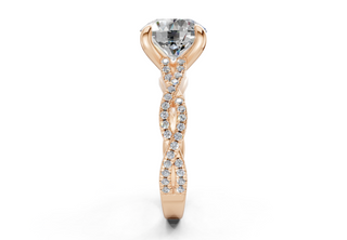 Zanira Pave 2.3mm Enagaement Ring