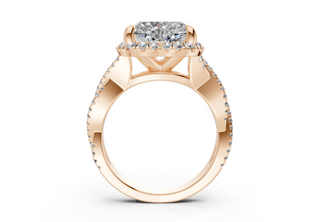 Aspen Pave 2.3mm Enagaement Ring