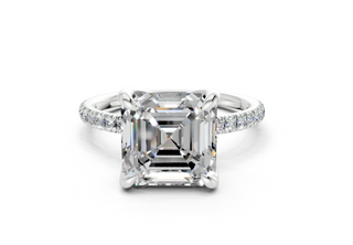 Calla Pave 1.8mm Enagaement Ring