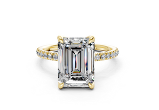 Calla Pave 1.8mm Enagaement Ring