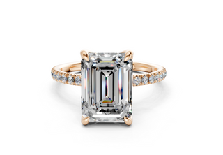 Calla Pave 1.8mm Enagaement Ring