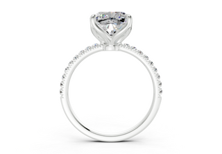 Calla Pave 1.8mm Enagaement Ring