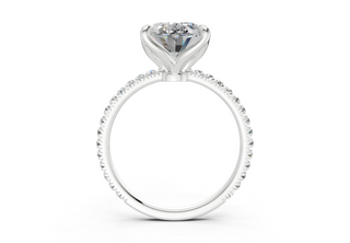 Verona Pave 1.8mm Enagaement Ring