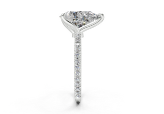 Verona Pave 1.8mm Enagaement Ring