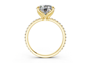 Verona Pave 1.8mm Enagaement Ring