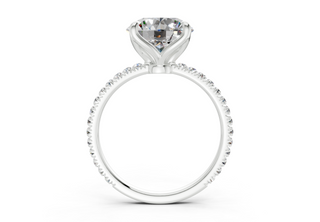 Verona Pave 1.8mm Enagaement Ring