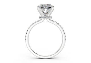 Jasmine Pave 1.8mm Enagaement Ring