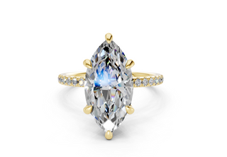 Jasmine Pave 1.8mm Enagaement Ring