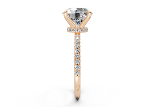 Jasmine Pave 1.8mm Enagaement Ring