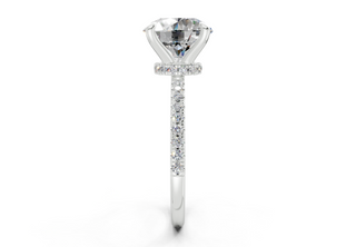 Jasmine Pave 1.8mm Enagaement Ring