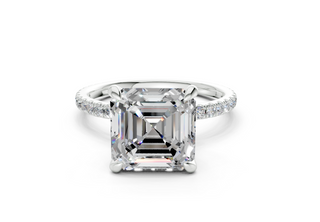 Aster Pave 1.8mm Enagaement Ring