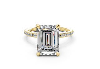 Aster Pave 1.8mm Enagaement Ring