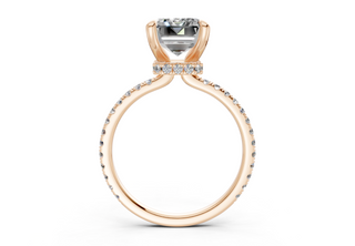 Aster Pave 1.8mm Enagaement Ring