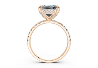 Magnolia Pave 1.8mm Enagaement Ring