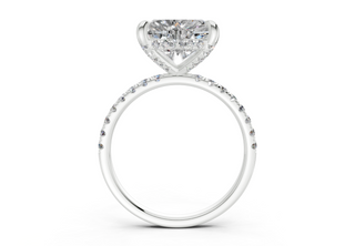 Magnolia Pave 1.8mm Enagaement Ring