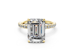 Amaryllis Pave 1.8mm Enagaement Ring