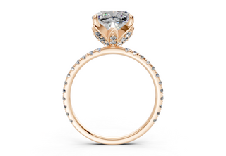 Amaryllis Pave 1.8mm Enagaement Ring