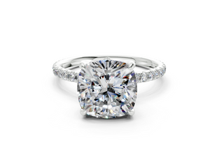 Amaryllis Pave 1.8mm Enagaement Ring