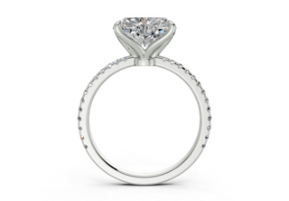 Seville Pave 1.8mm Enagaement Ring
