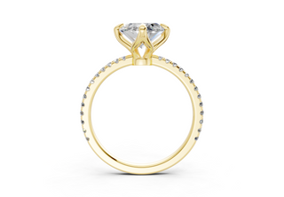 Seville Pave 1.8mm Enagaement Ring