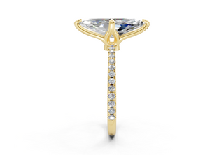 Seville Pave 1.8mm Enagaement Ring