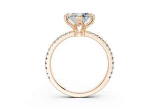 Seville Pave 1.8mm Enagaement Ring