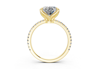 Seville Pave 1.8mm Enagaement Ring