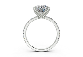 Seville Pave 1.8mm Enagaement Ring
