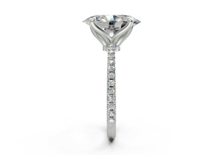 Seville Pave 1.8mm Enagaement Ring