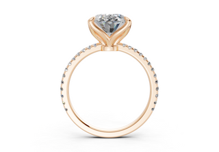 Seville Pave 1.8mm Enagaement Ring