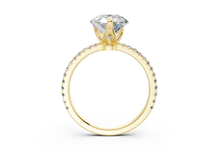 Seville Pave 1.8mm Enagaement Ring
