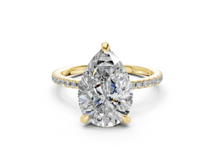 Seville Pave 1.8mm Enagaement Ring