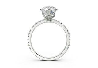 Seville Pave 1.8mm Enagaement Ring