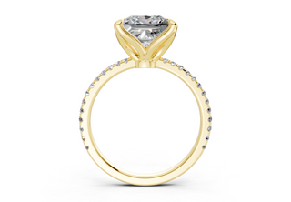 Seville Pave 1.8mm Enagaement Ring