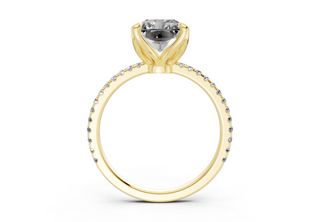 Seville Pave 1.8mm Enagaement Ring