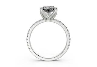 Seville Pave 1.8mm Enagaement Ring