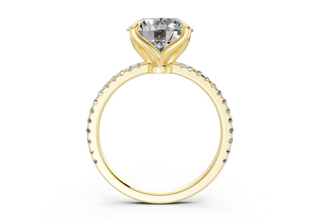 Seville Pave 1.8mm Enagaement Ring