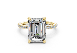 Freesia Pave 1.8mm Enagaement Ring